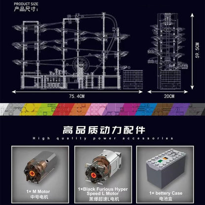 MOULD KING - 26002  De Great Ball Contraption Marble Run